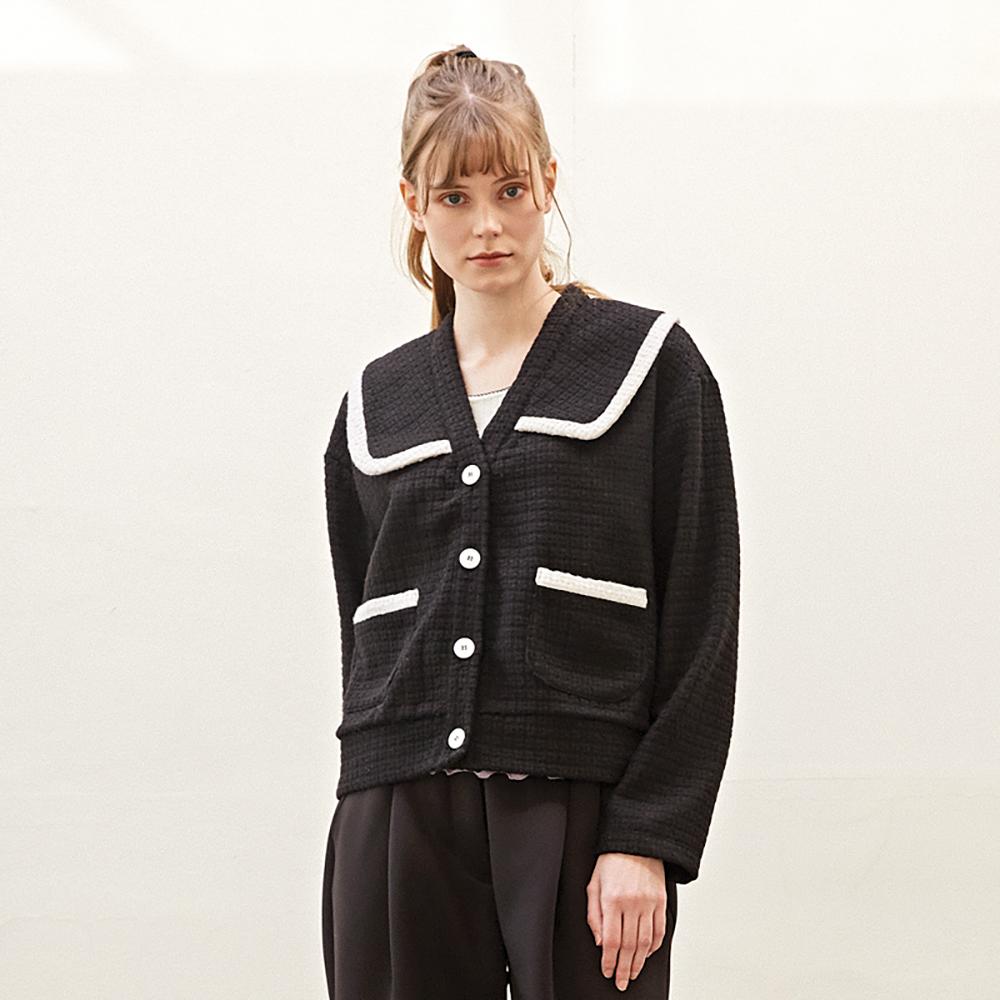 [CUSTOMUS] ﻿Sailor collar cardigan CXW23SKCD283